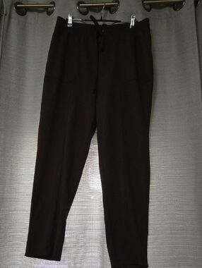 Women's Brown Drawstring Casual Pants SIZE XL